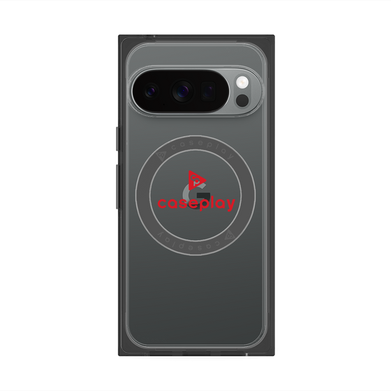 Premium Square Case with Pixelsnap［ Original - CASEPLAY Logo - Red/D ］