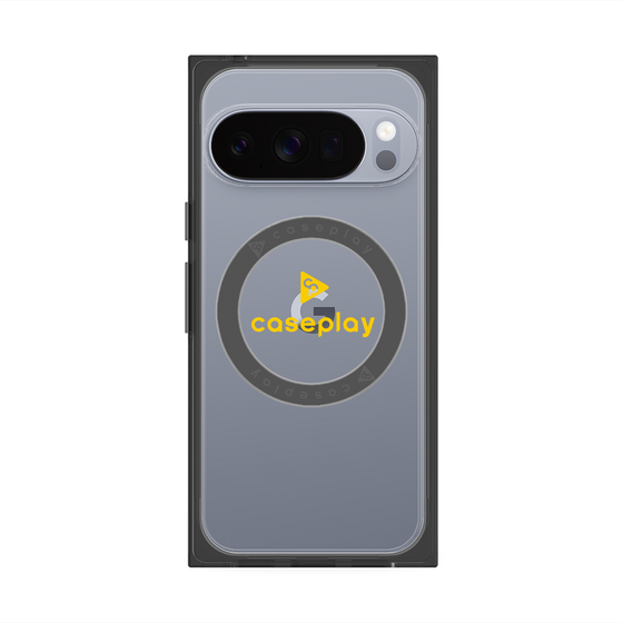 Premium Square Case with Pixelsnap［ Original - CASEPLAY Logo - Yellow/D ］