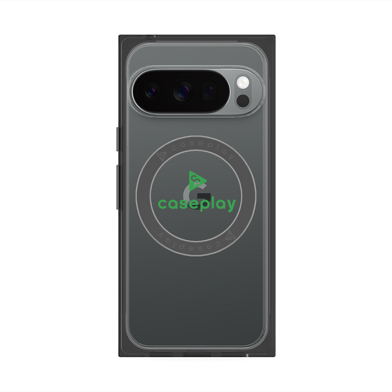 Premium Square Case with Pixelsnap［ Original - CASEPLAY Logo - Green/D ］