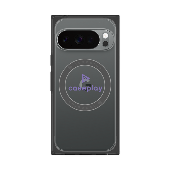 Premium Square Case with Pixelsnap［ Original - CASEPLAY Logo - Purple/D ］