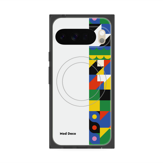 Premium Square Case with Pixelsnap［ Mod Deco - Original - Geometric pattern/B ］