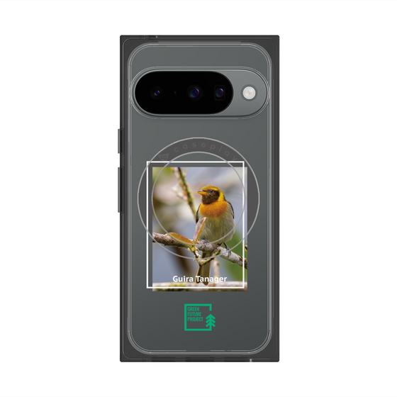 Premium Square Case with Pixelsnap［ Green Future Project - Guira Tanager ］