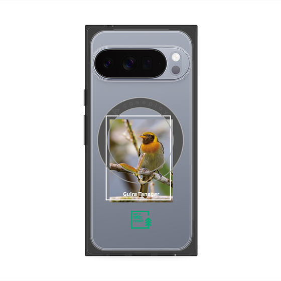 Premium Square Case with Pixelsnap［ Green Future Project - Guira Tanager ］