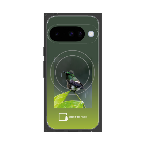 Premium Square Case with Pixelsnap［ Green Future Project - Butterfly Coquette ］
