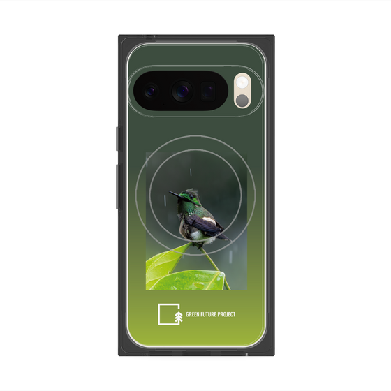 Premium Square Case with Pixelsnap［ Green Future Project - Butterfly Coquette ］