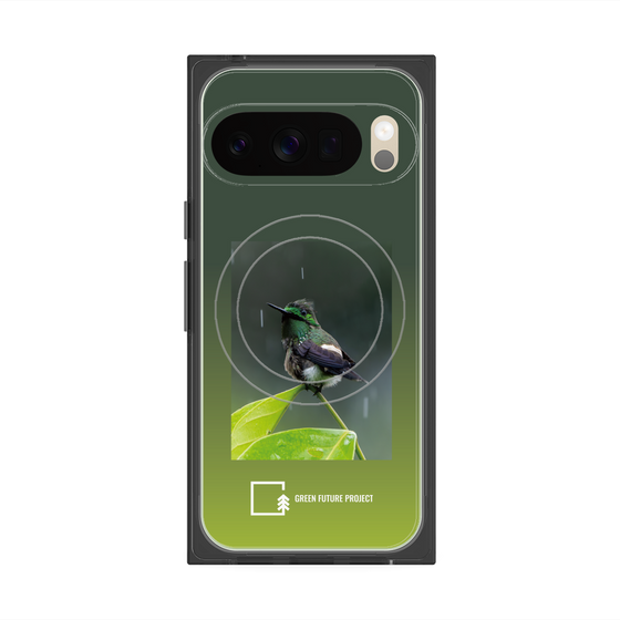 Premium Square Case with Pixelsnap［ Green Future Project - Butterfly Coquette ］