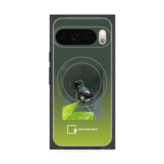 Premium Square Case with Pixelsnap［ Green Future Project - Butterfly Coquette ］