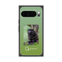 Premium Square Case with Pixelsnap［ Green Future Project - Black-mantled Tamarin ］