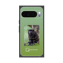 Premium Square Case with Pixelsnap［ Green Future Project - Black-mantled Tamarin ］