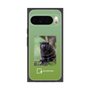 Premium Square Case with Pixelsnap［ Green Future Project - Black-mantled Tamarin ］
