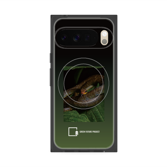 Premium Square Case with Pixelsnap［ Green Future Project - Chironius ］