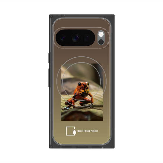 Premium Square Case with Pixelsnap［ Green Future Project - Poison-dart Frogs ］