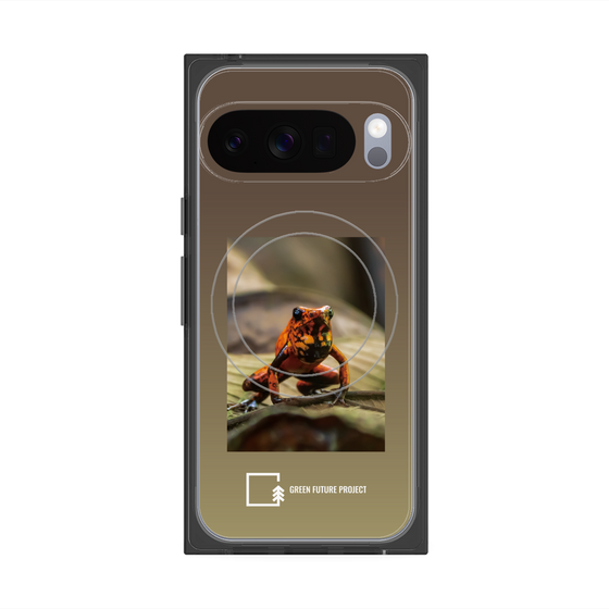 Premium Square Case with Pixelsnap［ Green Future Project - Poison-dart Frogs ］