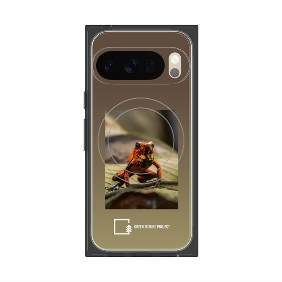 Premium Square Case with Pixelsnap［ Green Future Project - Poison-dart Frogs ］
