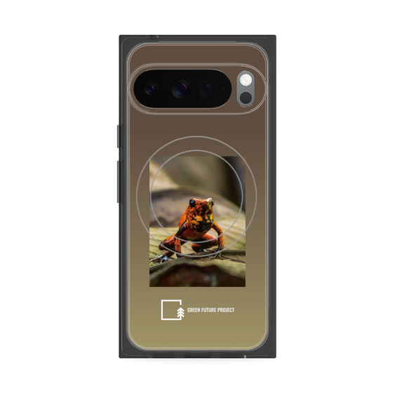 Premium Square Case with Pixelsnap［ Green Future Project - Poison-dart Frogs ］