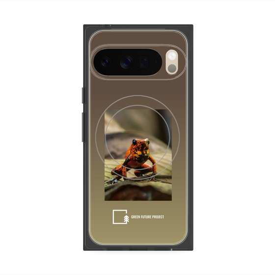 Premium Square Case with Pixelsnap［ Green Future Project - Poison-dart Frogs ］
