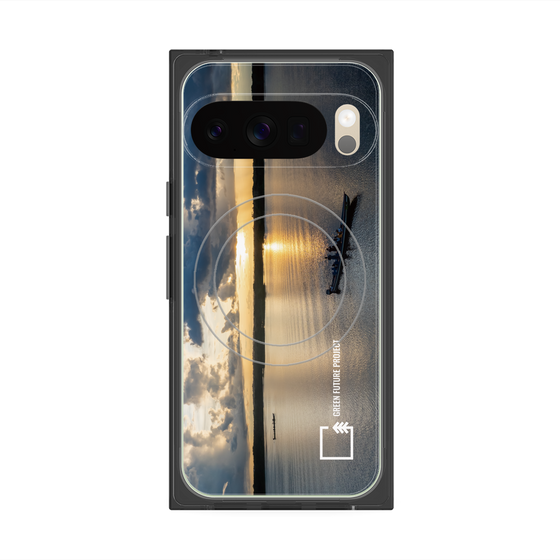 Premium Square Case with Pixelsnap［ Green Future Project - Landscape ］