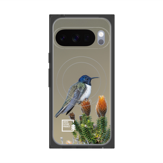 Premium Square Case with Pixelsnap［ Green Future Project - Ecuadorian Hillstar ］