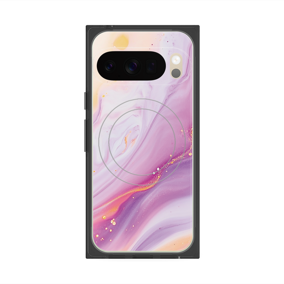 Premium Square Case with Pixelsnap［ Color Rain - Original - Moonlit Mauve ］