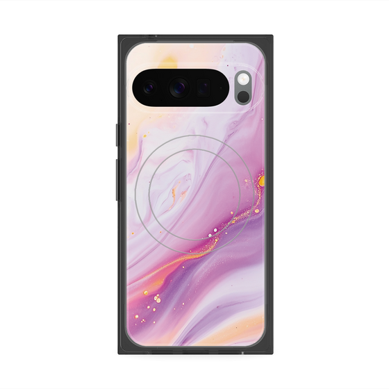 Premium Square Case with Pixelsnap［ Color Rain - Original - Moonlit Mauve ］