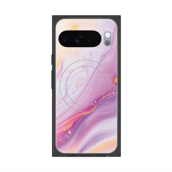 Premium Square Case with Pixelsnap［ Color Rain - Original - Moonlit Mauve ］