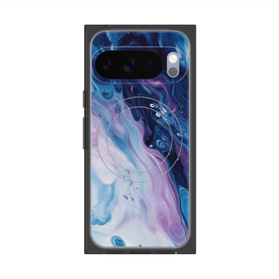 Premium Square Case with Pixelsnap［ Color Rain - Original - Twilight Ink ］