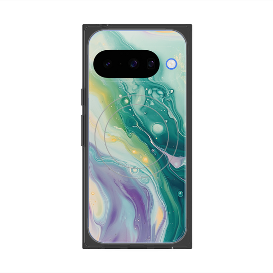 Premium Square Case with Pixelsnap［ Color Rain - Original - Dusky Forest ］