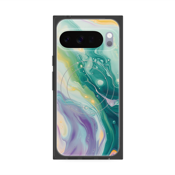 Premium Square Case with Pixelsnap［ Color Rain - Original - Dusky Forest ］