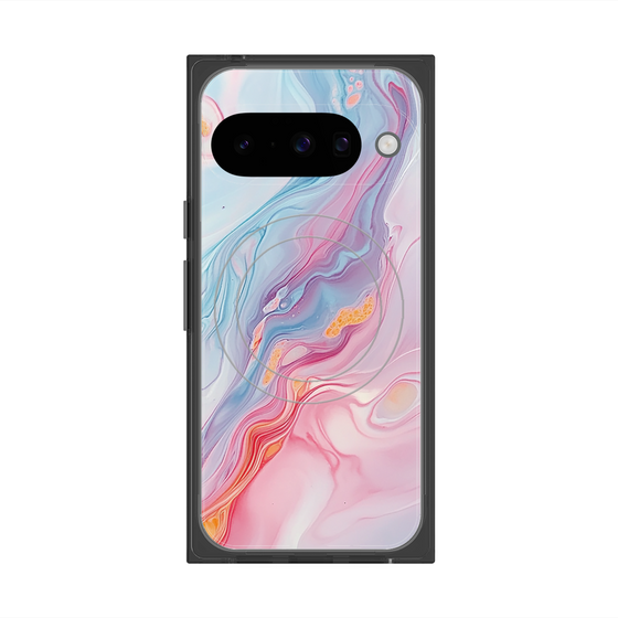 Premium Square Case with Pixelsnap［ Color Rain - Original - Dream Veil ］