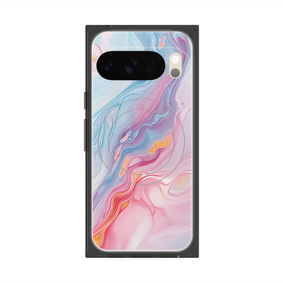 Premium Square Case with Pixelsnap［ Color Rain - Original - Dream Veil ］