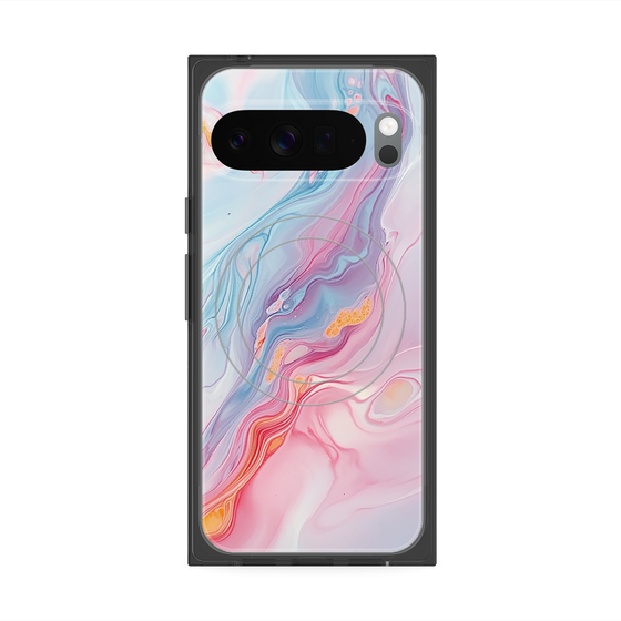 Premium Square Case with Pixelsnap［ Color Rain - Original - Dream Veil ］