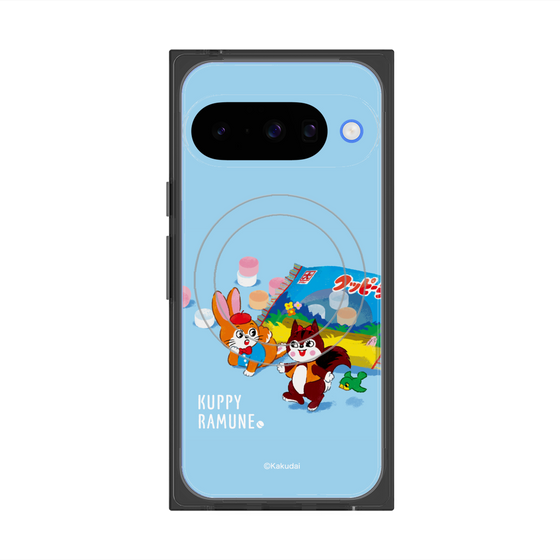Premium Square Case with Pixelsnap［ Kuppy Ramune - Drawing 1 ］