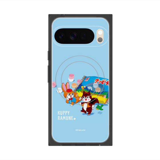 Premium Square Case with Pixelsnap［ Kuppy Ramune - Drawing 1 ］