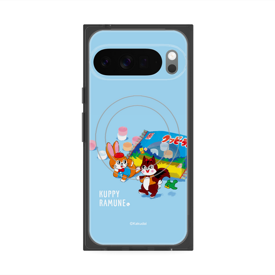Premium Square Case with Pixelsnap［ Kuppy Ramune - Drawing 1 ］