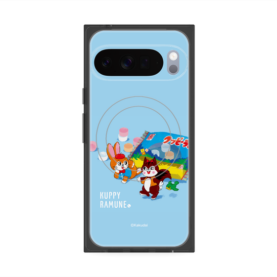 Premium Square Case with Pixelsnap［ Kuppy Ramune - Drawing 1 ］