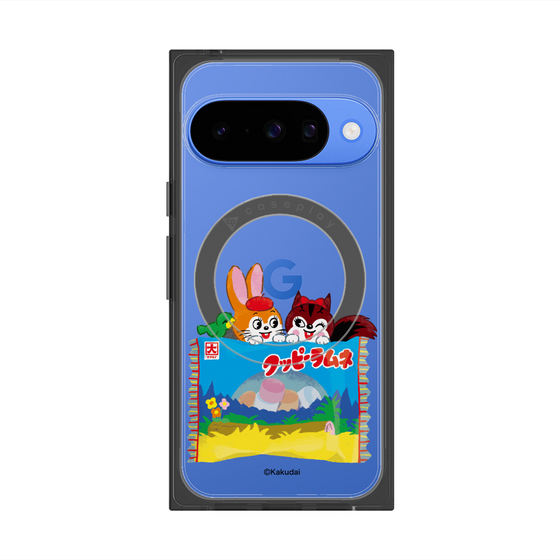Premium Square Case with Pixelsnap［ Kuppy Ramune - Drawing 3 ］