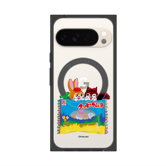 Premium Square Case with Pixelsnap［ Kuppy Ramune - Drawing 3 ］