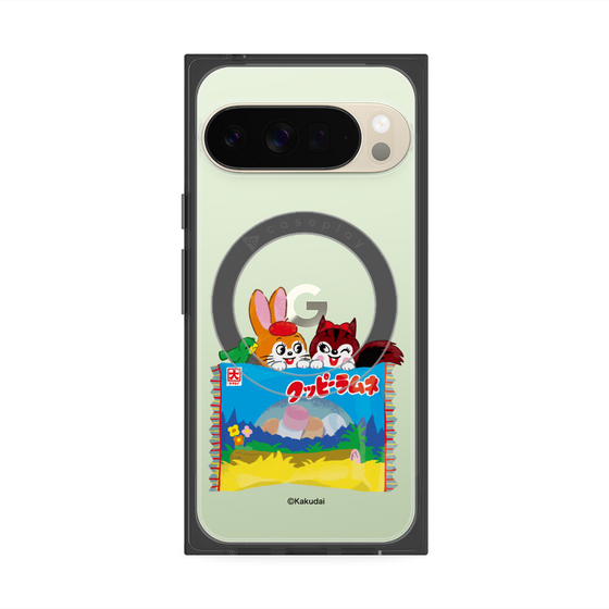 Premium Square Case with Pixelsnap［ Kuppy Ramune - Drawing 3 ］