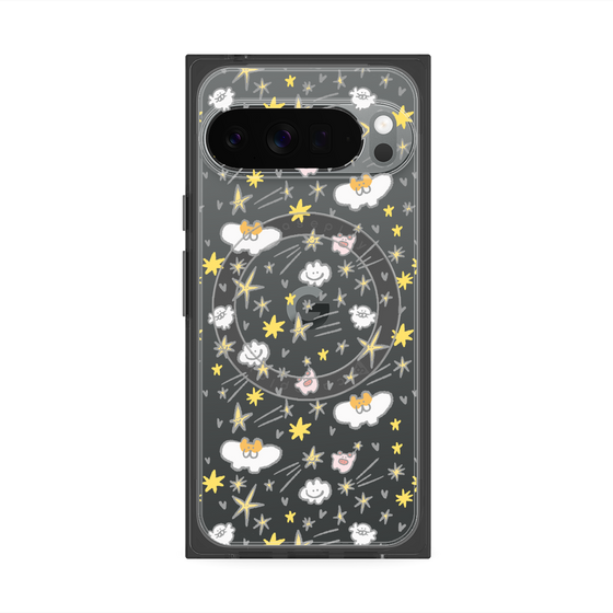 Premium Square Case with Pixelsnap［ Mokmokchan - Stars ］