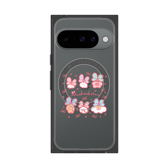 Premium Square Case with Pixelsnap［ Mokmokchan - Ribbons ］