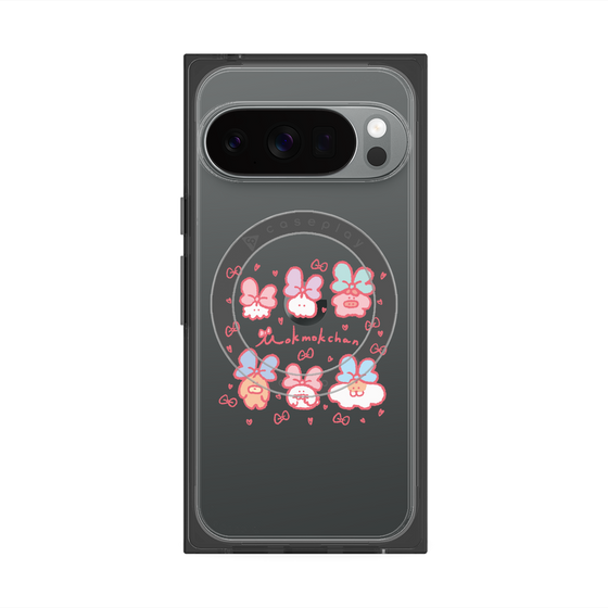 Premium Square Case with Pixelsnap［ Mokmokchan - Ribbons ］