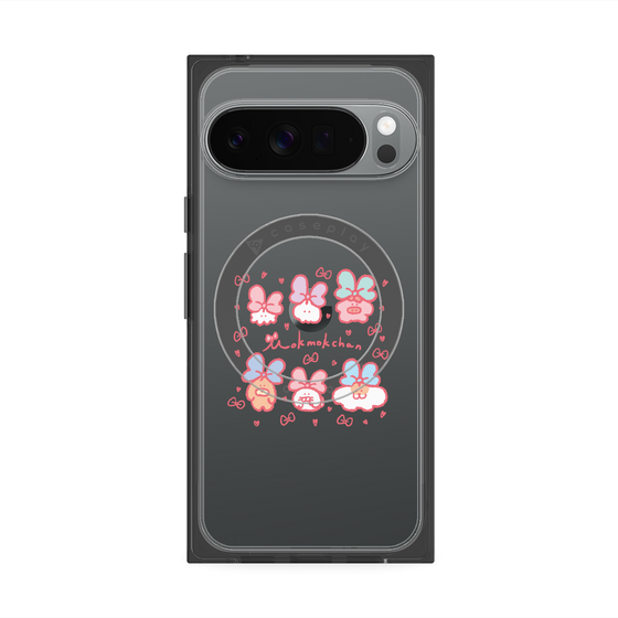 Premium Square Case with Pixelsnap［ Mokmokchan - Ribbons ］