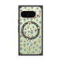 Premium Square Case with Pixelsnap［ Mokmokchan - Flower - All-over Pattern ］