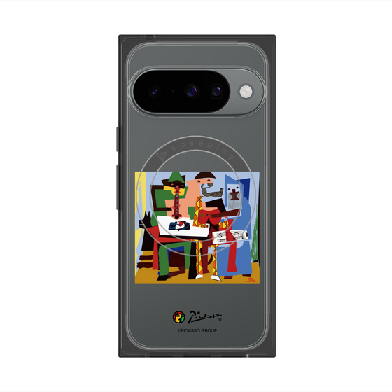 Premium Square Case with Pixelsnap［ PICASSO - Three Musicians ］