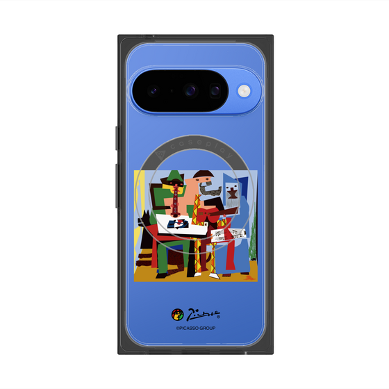 Premium Square Case with Pixelsnap［ PICASSO - Three Musicians ］