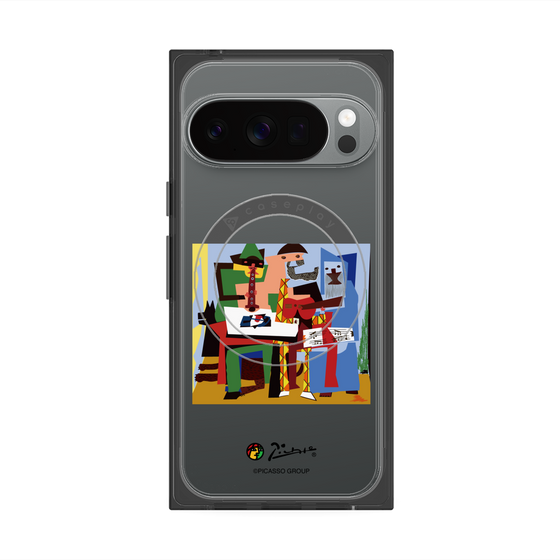 Premium Square Case with Pixelsnap［ PICASSO - Three Musicians ］