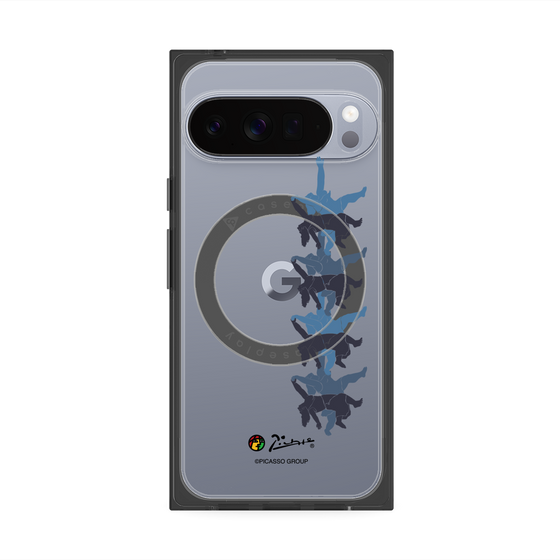 Premium Square Case with Pixelsnap［ PICASSO - Running on the Beach ］