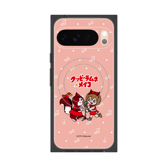 Premium Square Case with Pixelsnap［ Hatsune Miku × Kuppy Ramune - MEIKO × Ram - Chibi Illustration ］