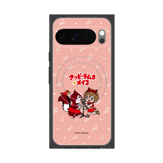 Premium Square Case with Pixelsnap［ Hatsune Miku × Kuppy Ramune - MEIKO × Ram - Chibi Illustration ］