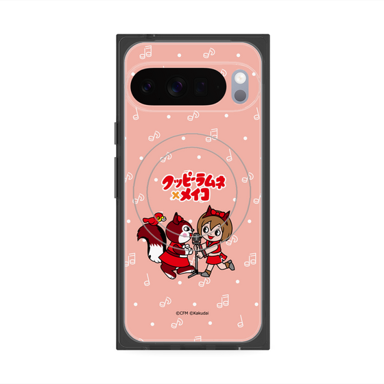 Premium Square Case with Pixelsnap［ Hatsune Miku × Kuppy Ramune - MEIKO × Ram - Chibi Illustration ］